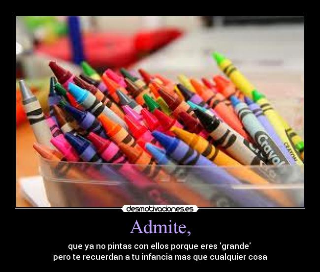 Admite, - 