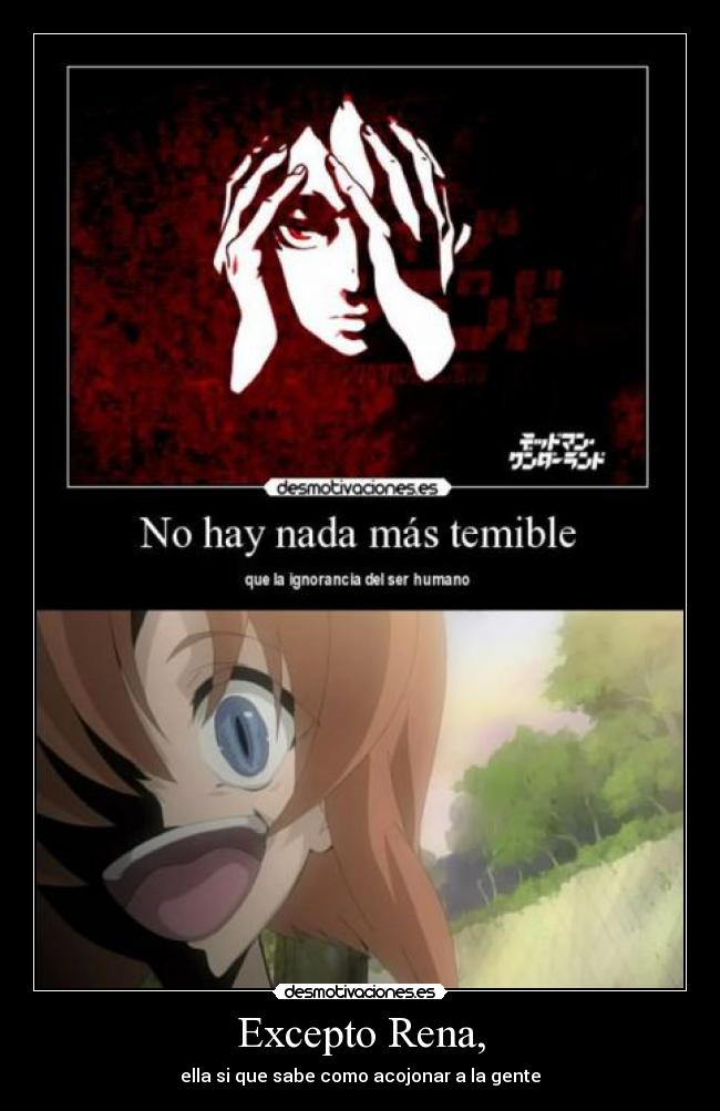 Excepto Rena, - 