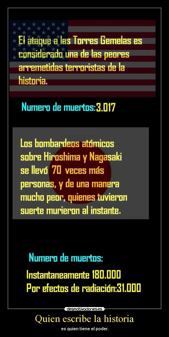 Quien escribe la historia -