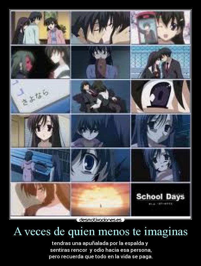 carteles anime desmotivaciones