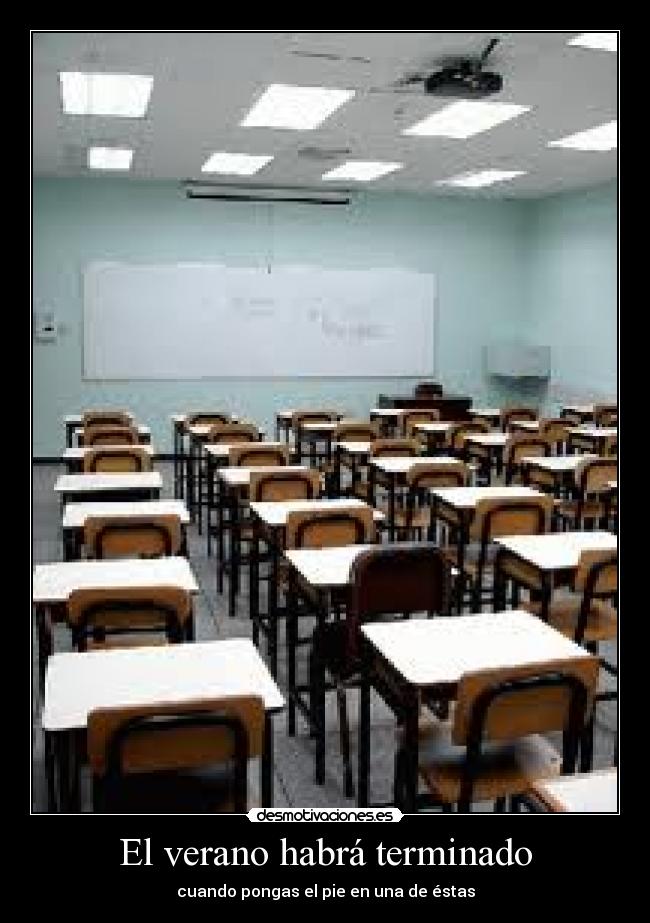 El verano habrá terminado - 