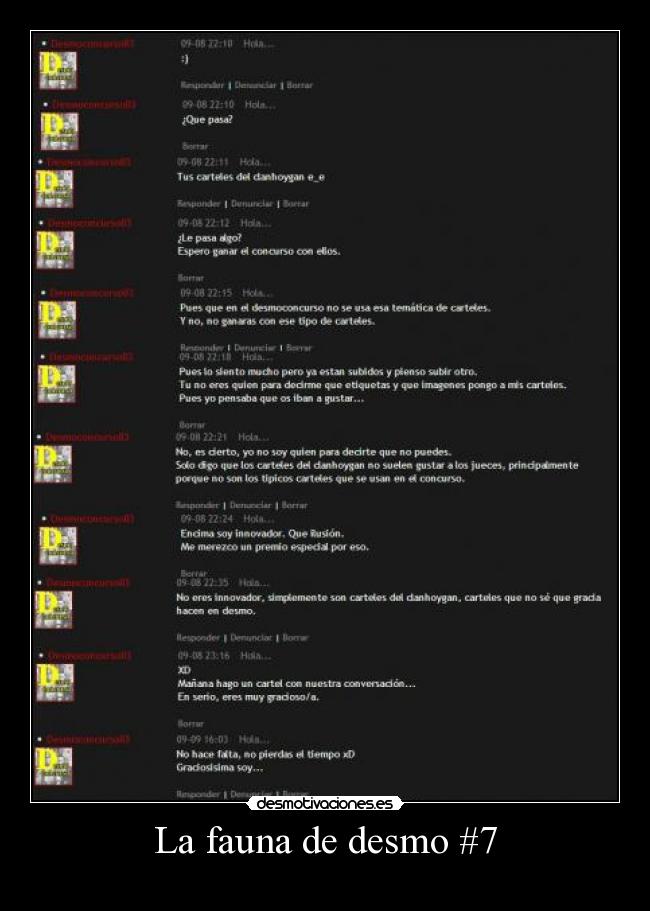 La fauna de desmo #7 -