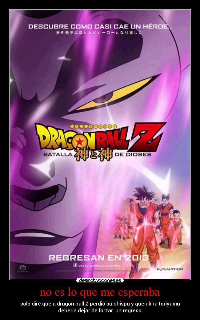 no es lo que me esperaba -