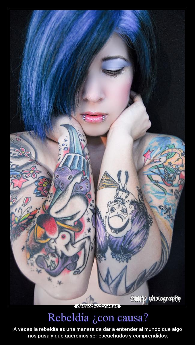 Rebeldía ¿con causa? - A veces la rebeldía es una manera de dar a entender al mundo que algo
nos pasa y que queremos ser escuchados y comprendidos.