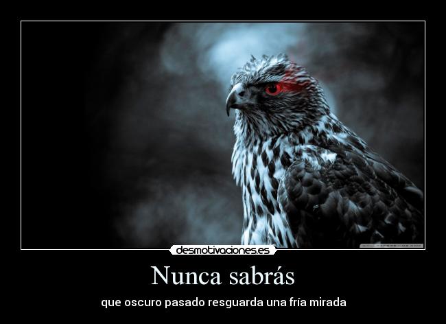 Nunca sabrás - que oscuro pasado resguarda una fría mirada