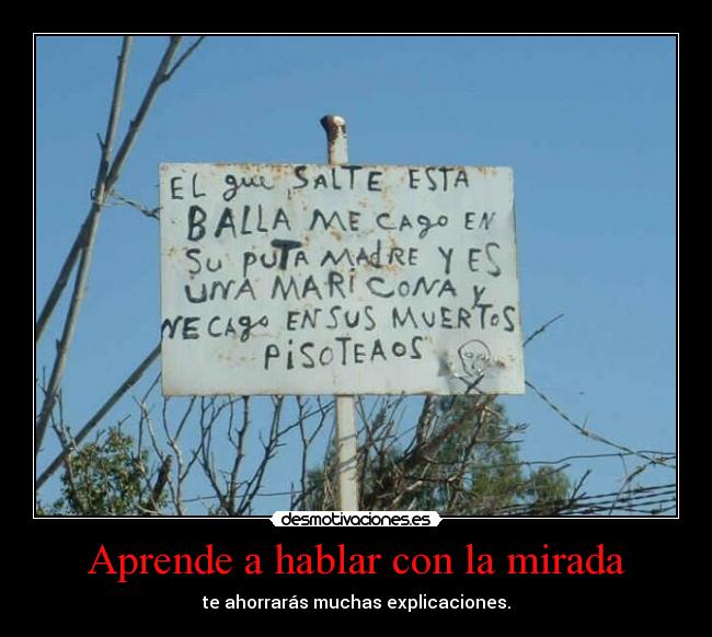 Aprende a hablar con la mirada - te ahorrarás muchas explicaciones.
