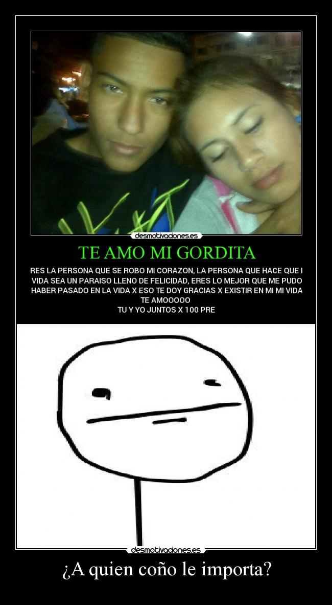 ¿A quien coño le importa? - 