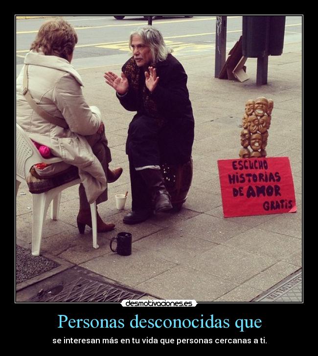 Personas desconocidas que - 