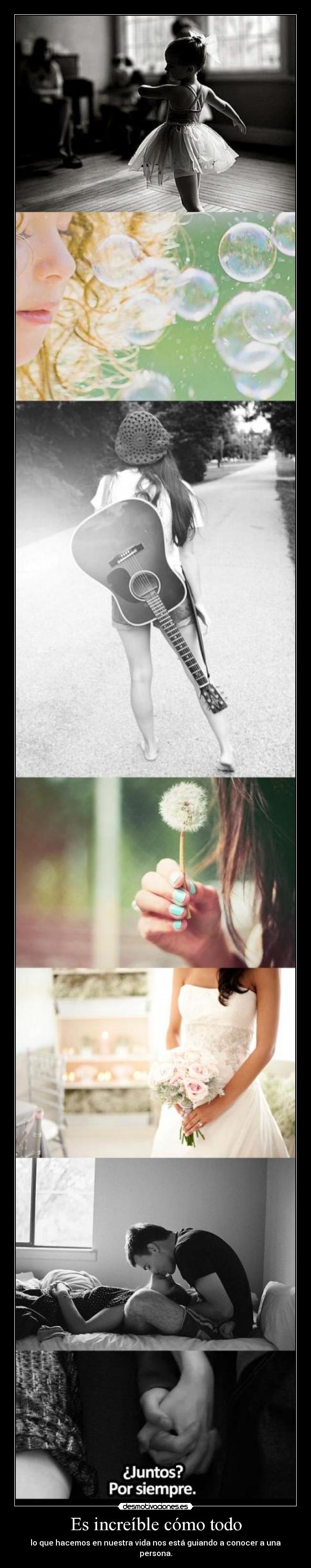 Es increíble cómo todo -