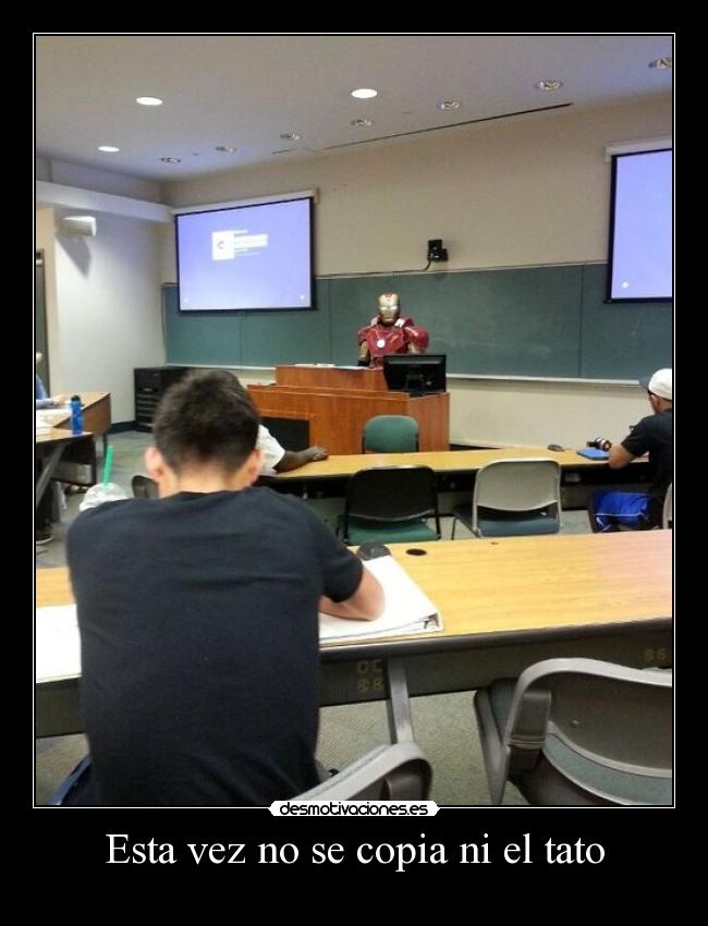 Esta vez no se copia ni el tato -