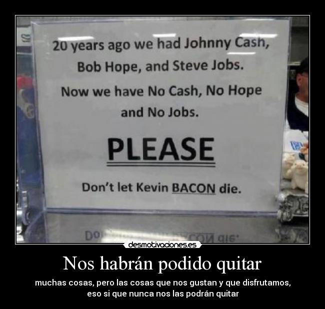 Nos habrán podido quitar - 