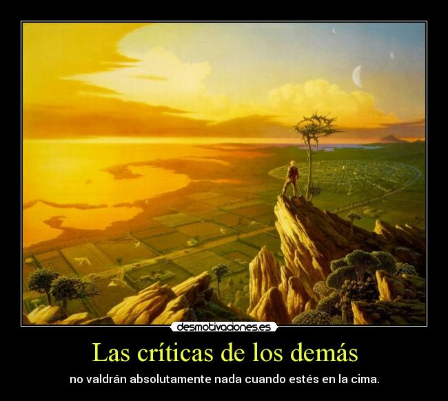 Las críticas de los demás - 