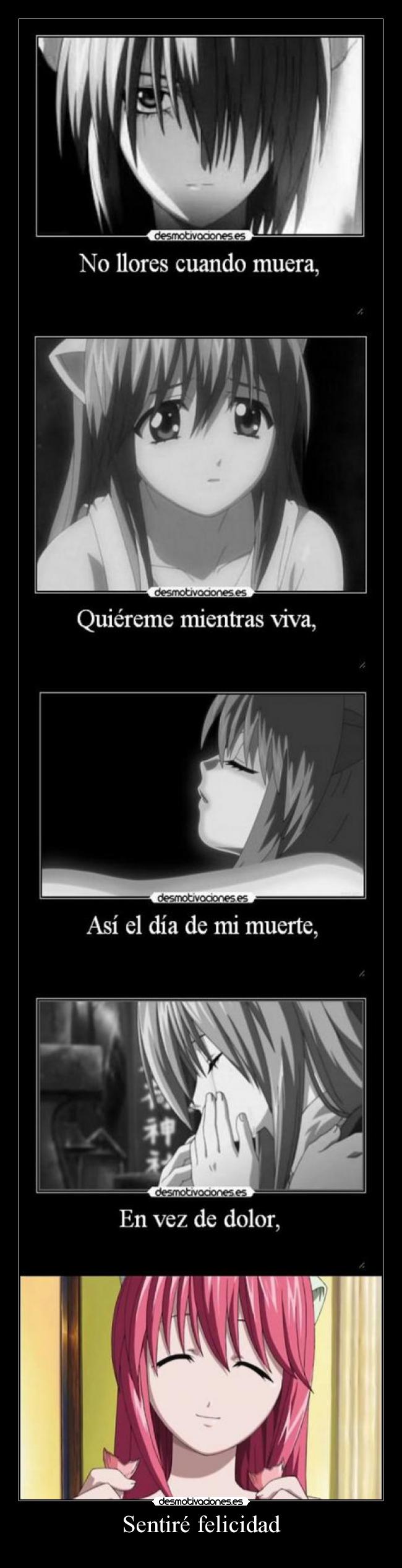 Sentiré felicidad -