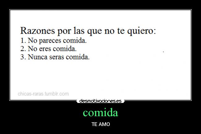 comida -
