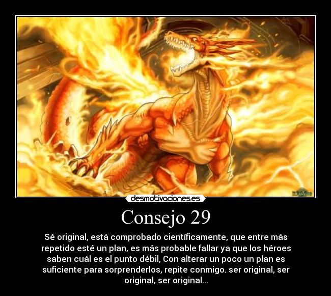 carteles consejosparasupervillanos desmotivaciones