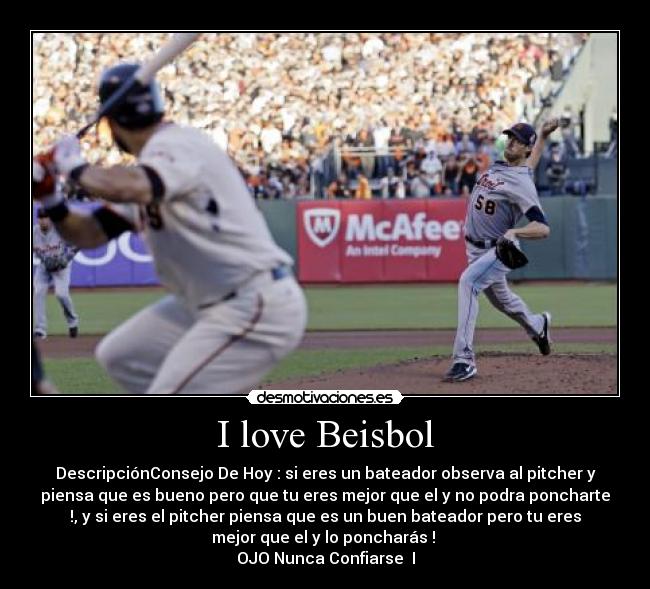 I love Beisbol - 