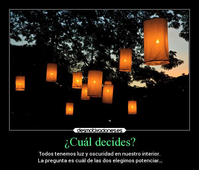 ¿Cuál decides? -