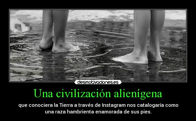 Una civilización alienígena -