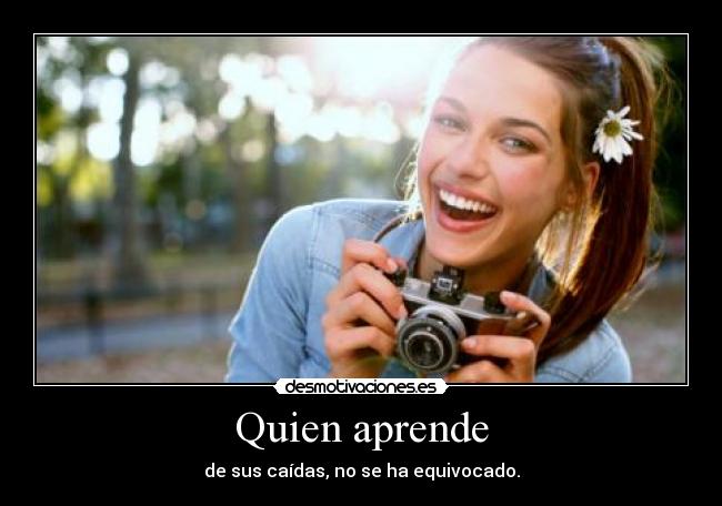 Quien aprende - 