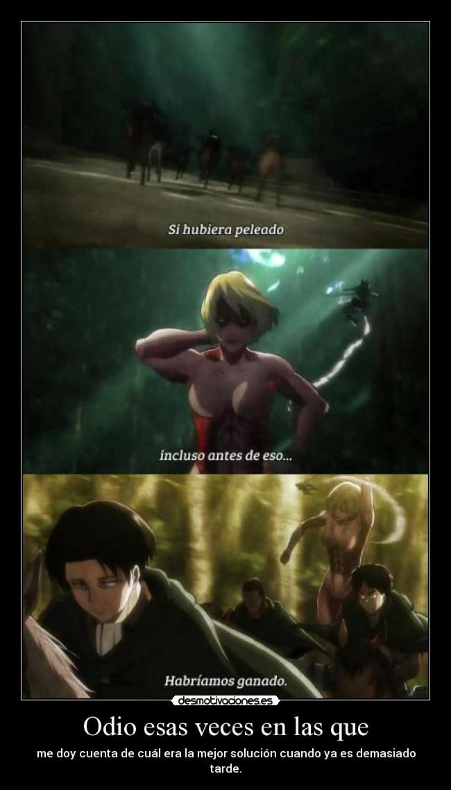 carteles odio shingeki kyojin harukaze anime gotian raptorhunters kirch theinmortals desmotivaciones