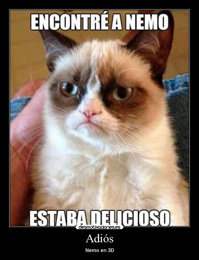 Adiós - Nemo en 3D