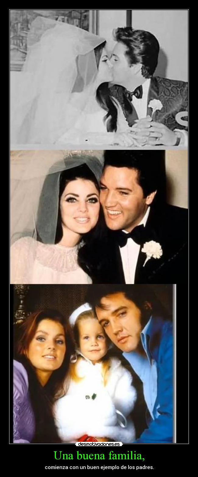 Una buena familia, -