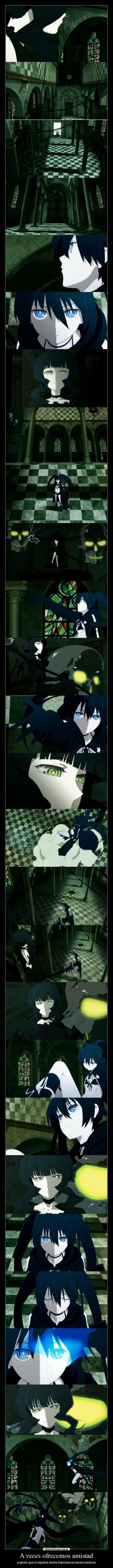 A veces ofrecemos amistad -