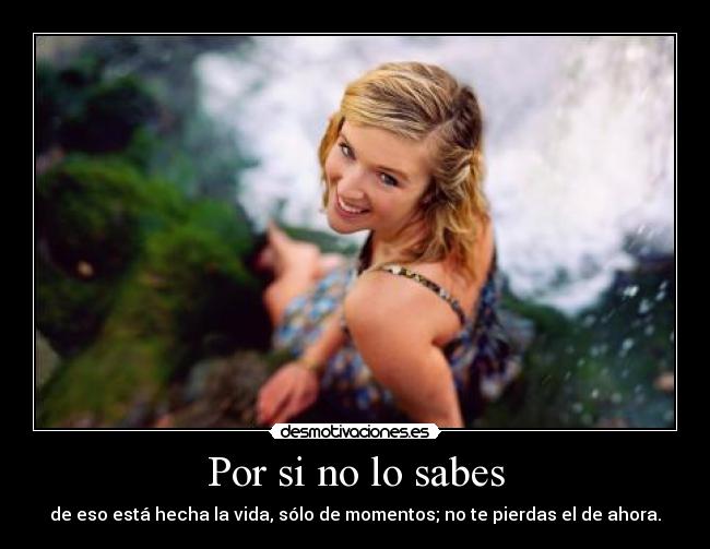 Por si no lo sabes -