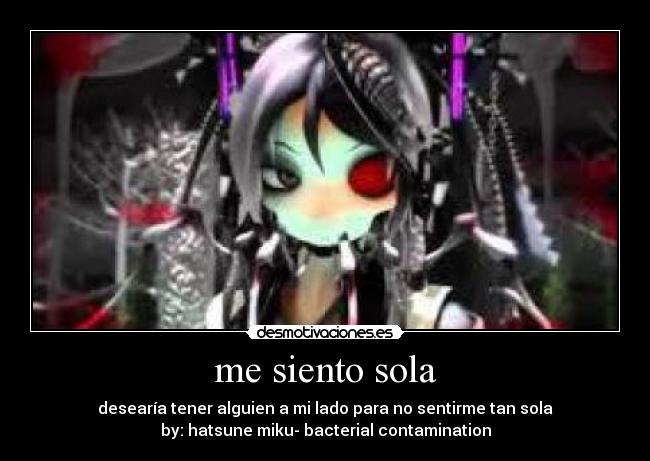 me siento sola - 