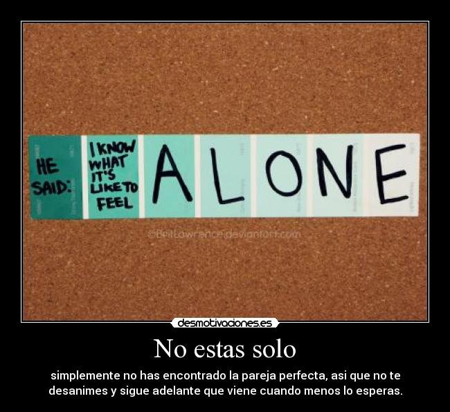 No estas solo - 