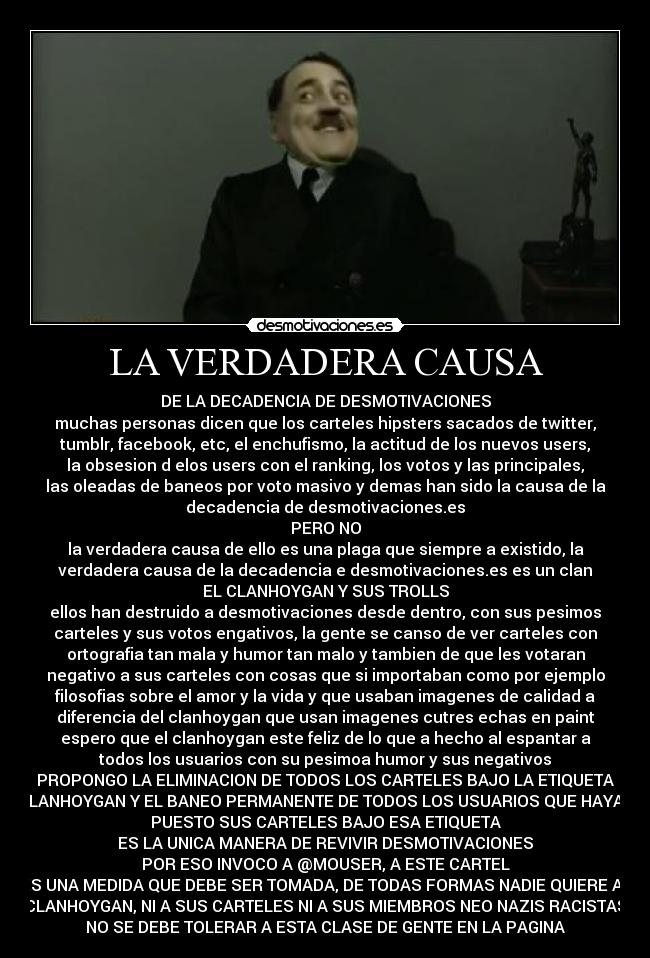 LA VERDADERA CAUSA -