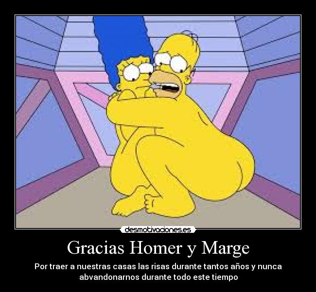 Gracias Homer y Marge -