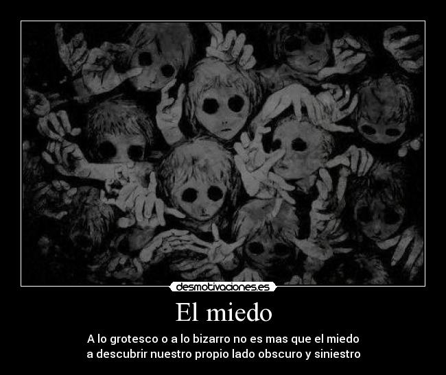 carteles miedo bizarro miedo dolor gotico goticas horror terror surreal surrealismo deiikun desmotivaciones