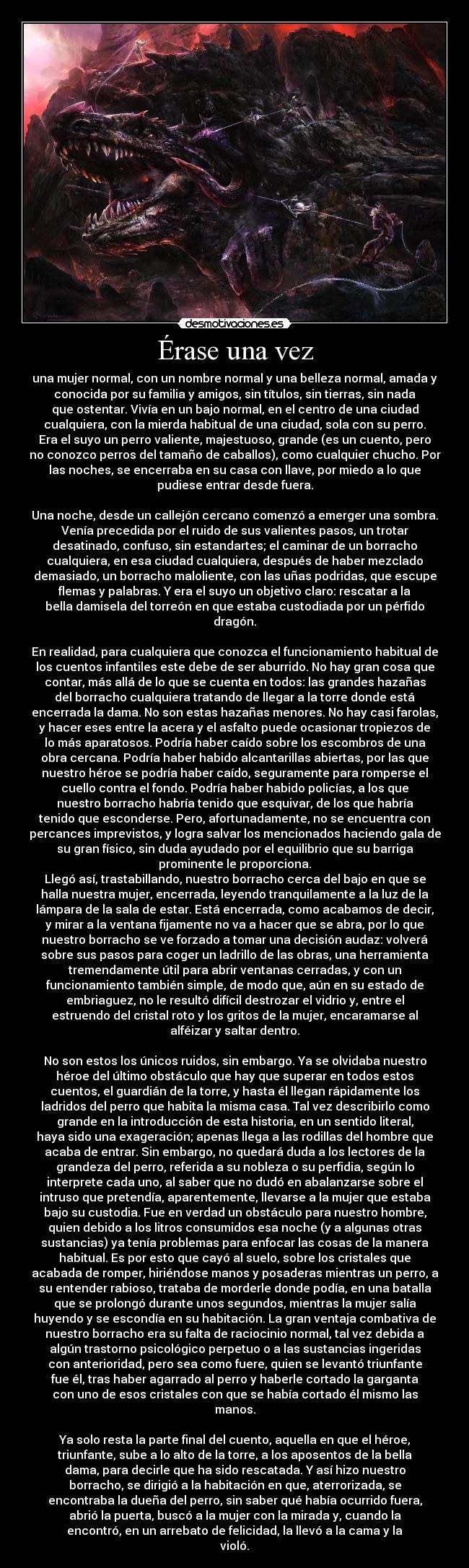 carteles cuentos reves desmotivaciones