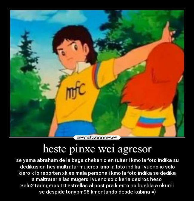 heste pinxe wei agresor - 