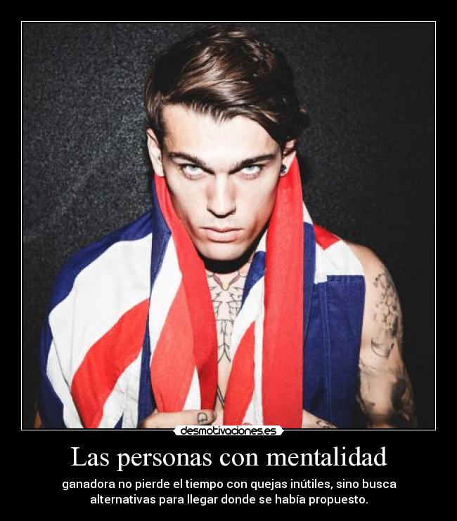 Las personas con mentalidad -