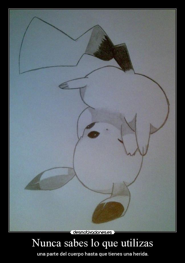 Nunca sabes lo que utilizas -