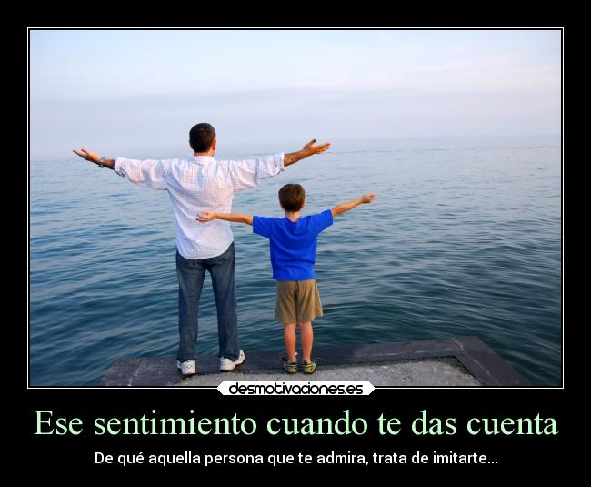 Ese sentimiento cuando te das cuenta -