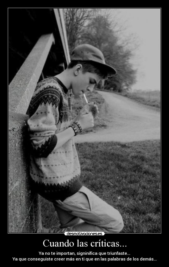 Cuando las críticas... - 