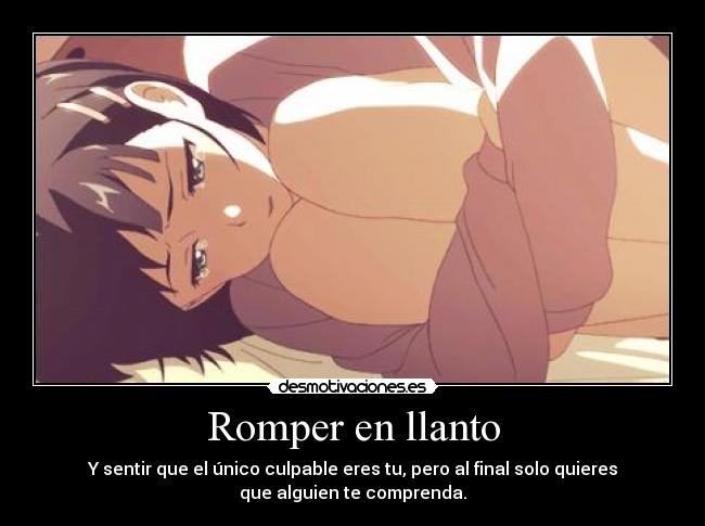 Romper en llanto -