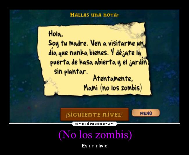 (No los zombis) - 