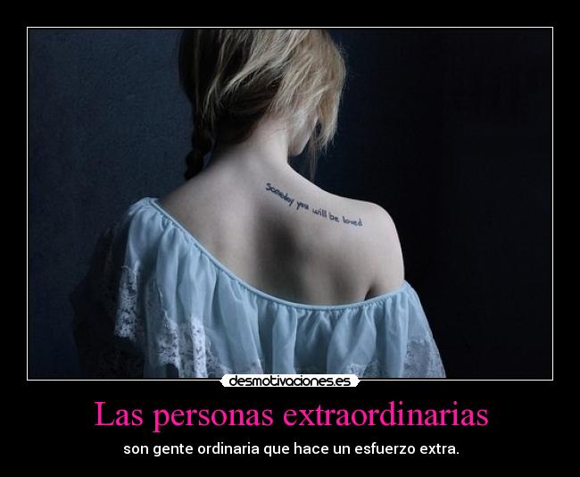 Las personas extraordinarias - 