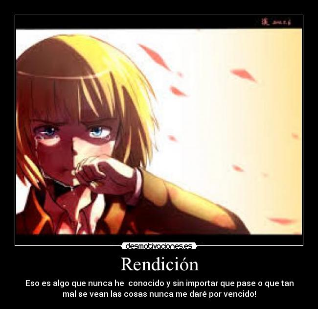 Rendición -