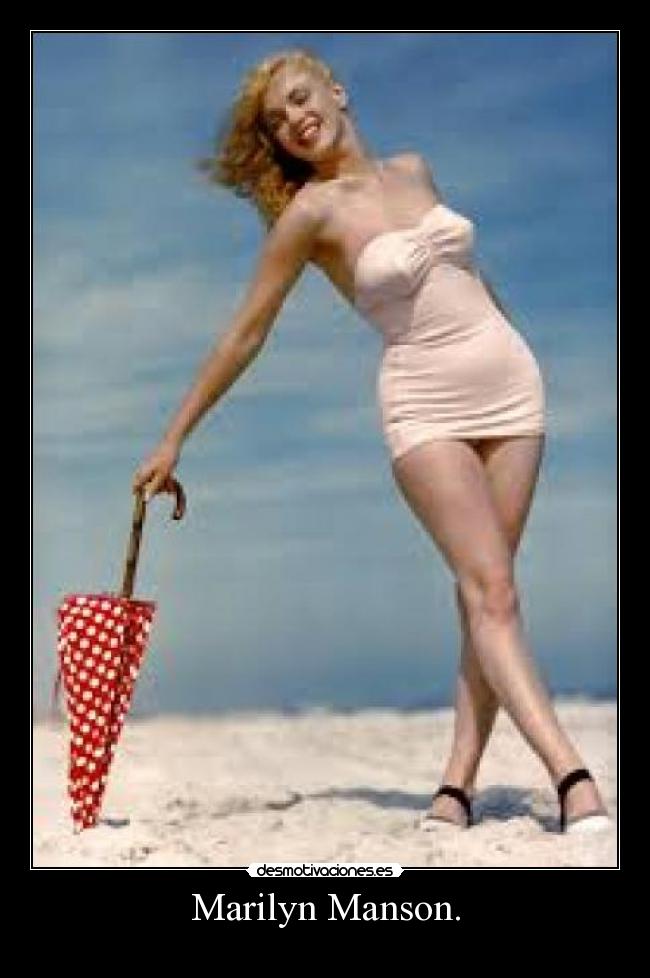 Marilyn Manson. -