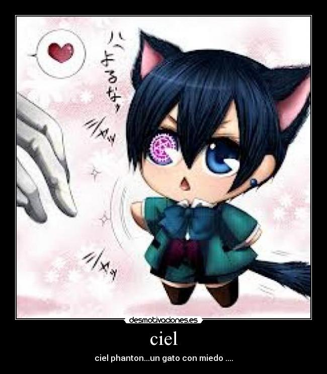 ciel - ciel phanton...un gato con miedo ....