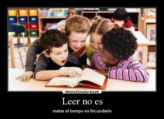 Leer no es -