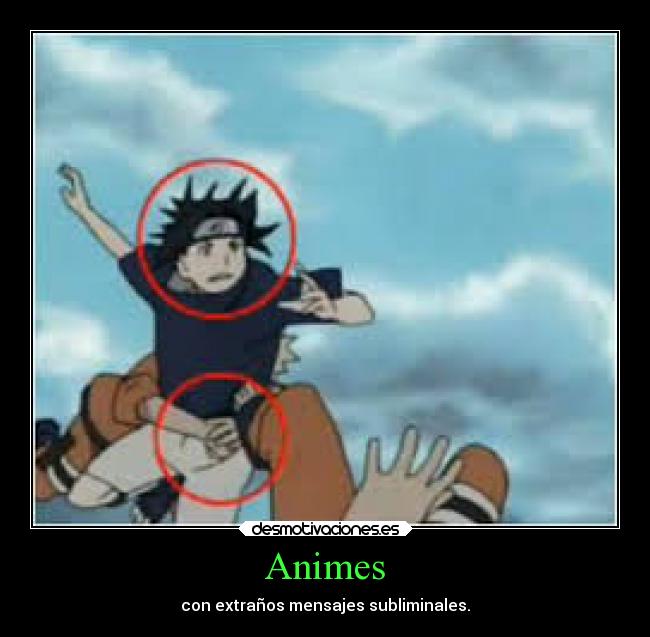 Animes - con extraños mensajes subliminales.