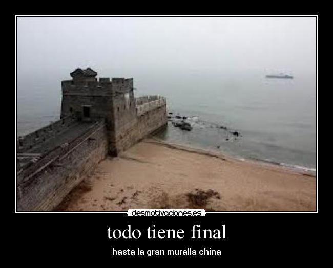 todo tiene final -