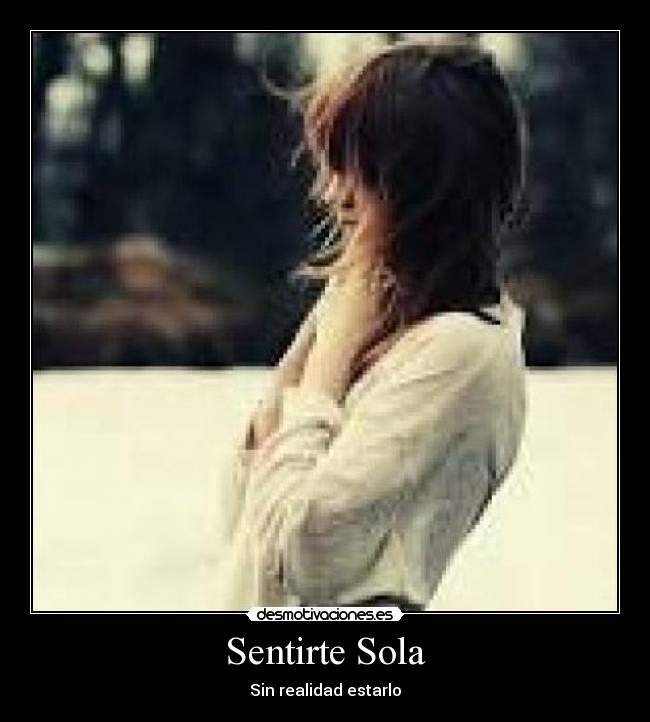 Sentirte Sola -