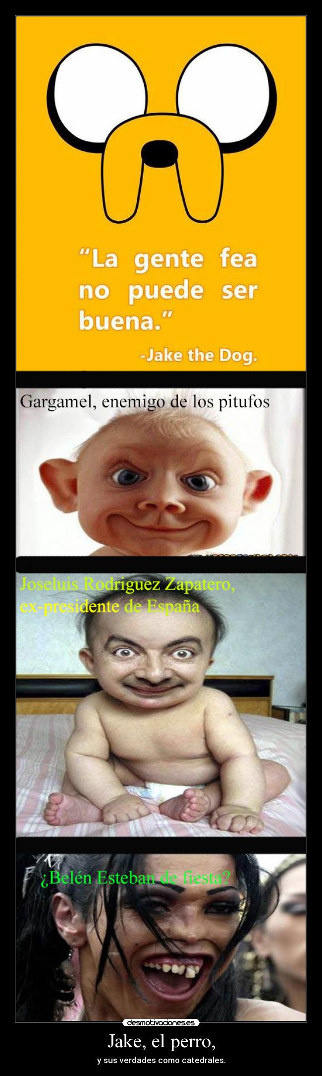 Jake, el perro, - y sus verdades como catedrales.